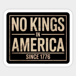 No-Kings-In-America Sticker